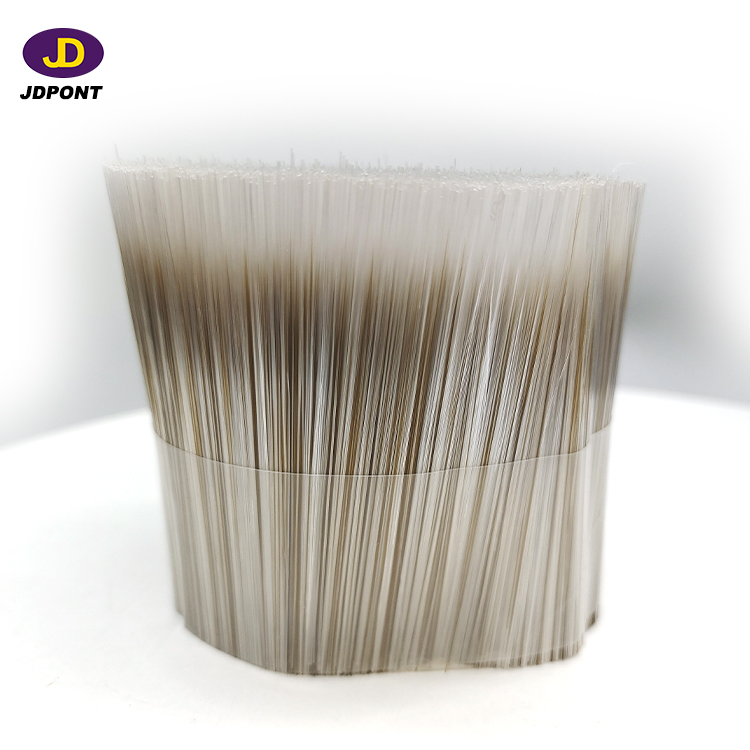 Filamento de pintura de café de mezcla blanca natural para material de nylon de pincel de pintura