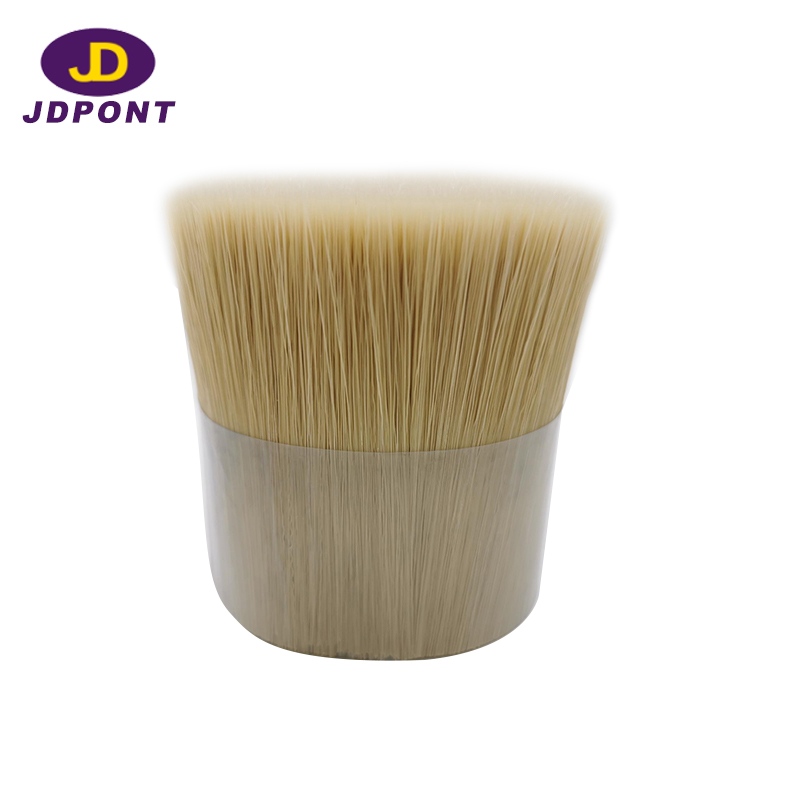 Filamento de cepillo cónico prensado de mezcla hueca de color de cerdas blancas -------- JDFC # 15
