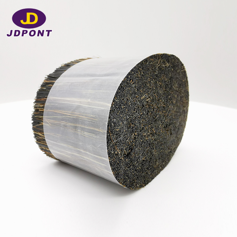 Filamento negro de nailon de mezcla de cerdas hervidas blancas naturales para cepillo de pelo ----- JDFMN # 1
