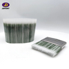 Filamento de cepillo ahusado hueco mini verde de la mezcla blanca para el cepillo de pintura