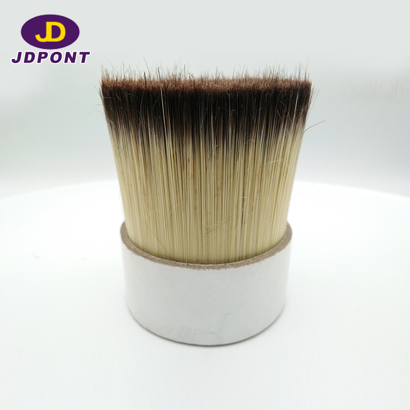 Filamento de cepillo de imitación de cerdas blancas naturales de punta marrón -------- JD-SMARTA / B