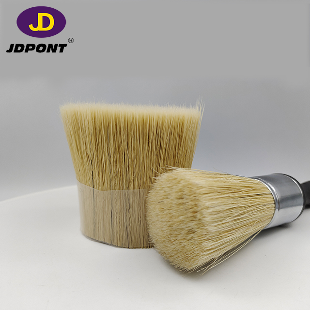 Filamento de la mezcla de cerdas blancas naturales con el filamento engarzado en él JD053-FM01