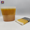 Filamento de pincel cónico físico de color amarillo de nailon para pincel