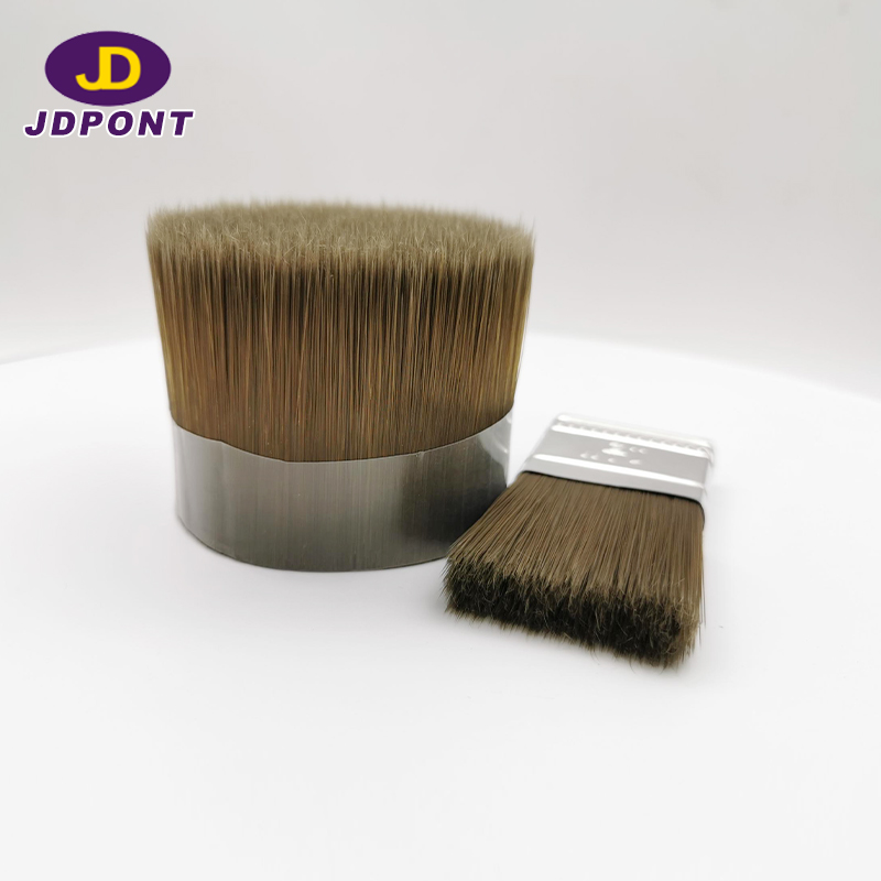 Filamento de cepillo de cección cruzada marrón para cepillo de pintura --------- JDFCB # 01